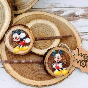 Mouse Character Hair Pins